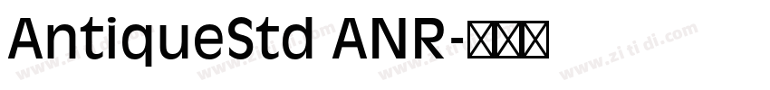 AntiqueStd ANR字体转换
